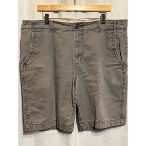 Old Navy Broken IN Mens Classic Fit Gray Chino Shorts Size 38